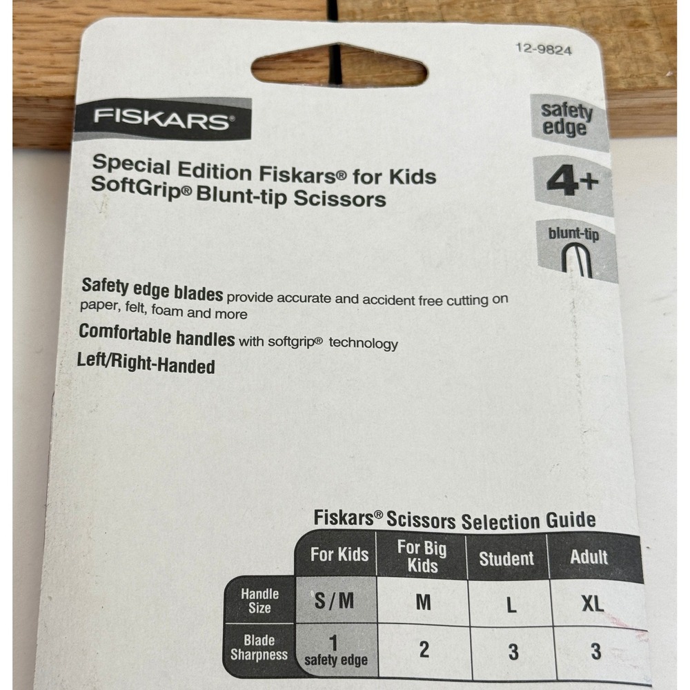 Fiskars Scissors Kids S/M Pink Special Edition SoftGrip Blunt Tip Safety Edge - Picture 5 of 7